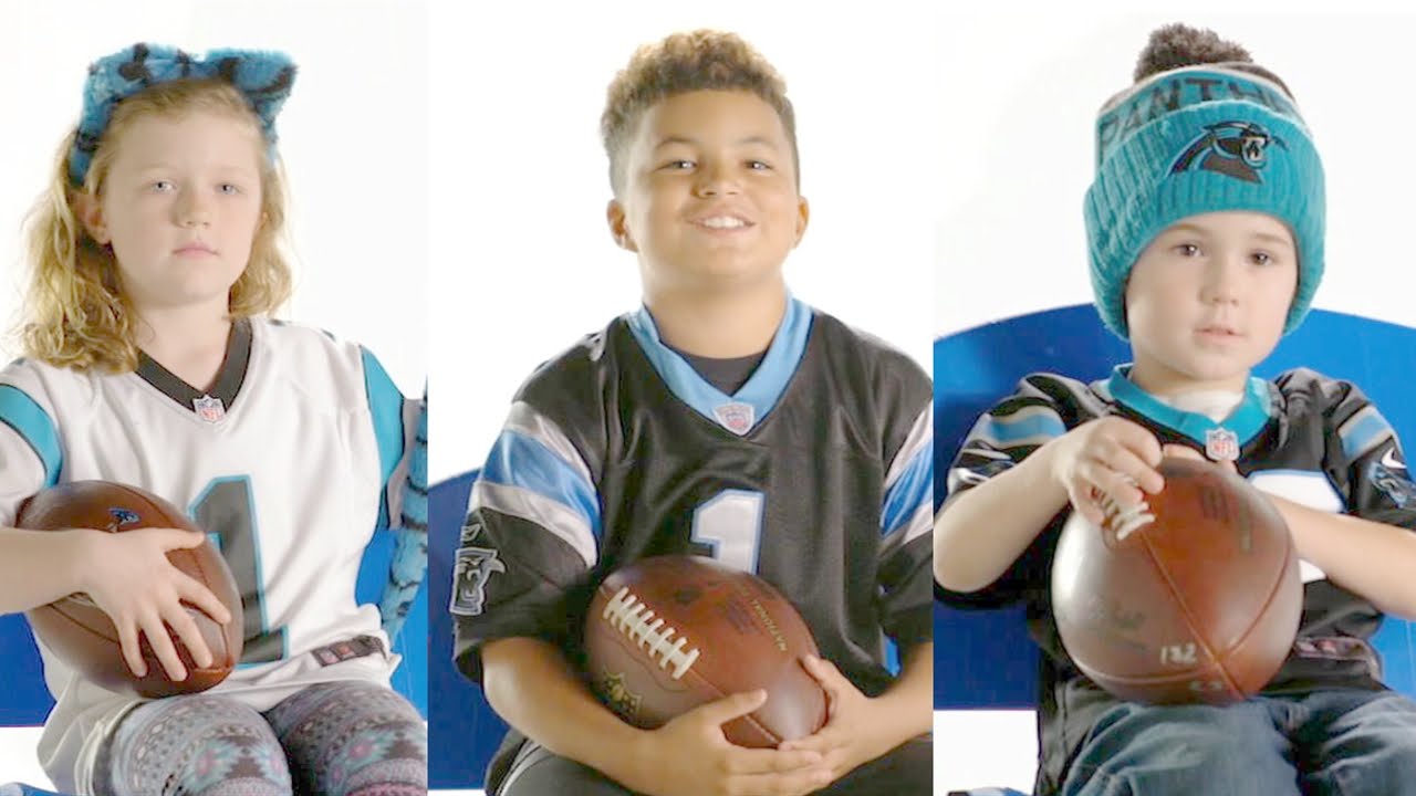 Little kids & Panthers speak on Cam Newton giving out touchdown balls