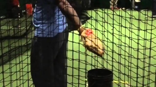 Oakland A’s prospect BJ Boyd dabs & catches fastball at the same time