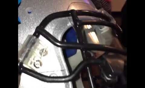 Panthers safety Roman Harper cracked his helmet trying to tackle Marshawn Lynch