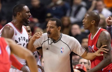 Patrick Patterson & Jamal Crawford get in a shoving match