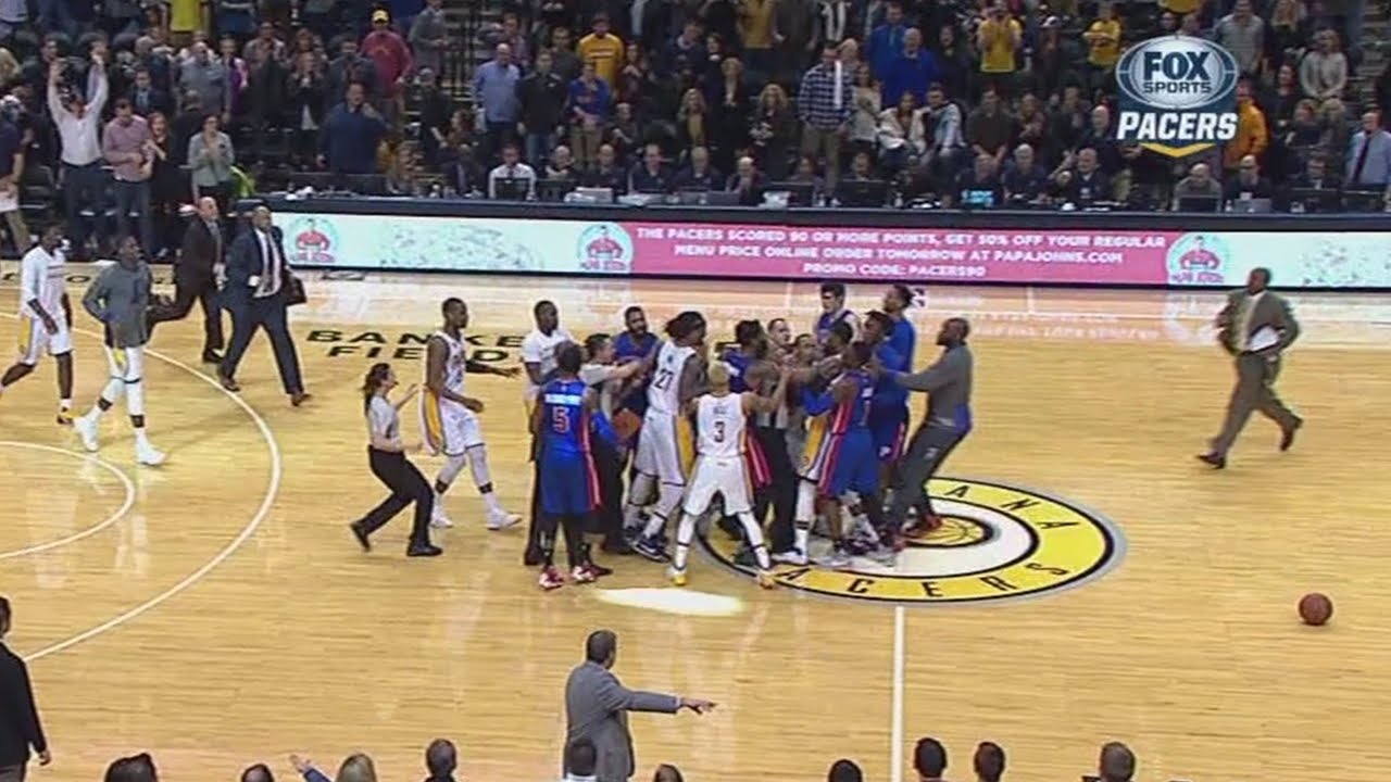 Paul George & Marcus Morris get into a scuffle at end of the game