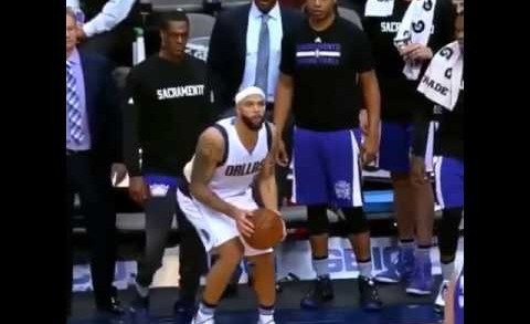 Rajon Rondo tried to trip Deron Williams