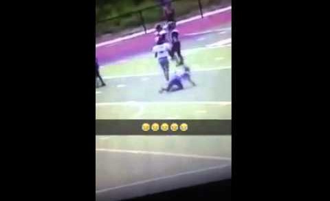 Youth football player gets body slammed twice