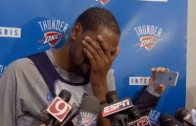 Kevin Durant breaks down in tears over Monty Williams’ wife passing