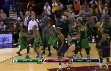 Avery Bradley hits the game winner in Cleveland for the Celtics