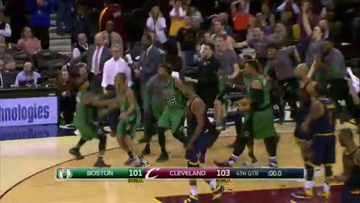 Avery Bradley hits the game winner in Cleveland for the Celtics