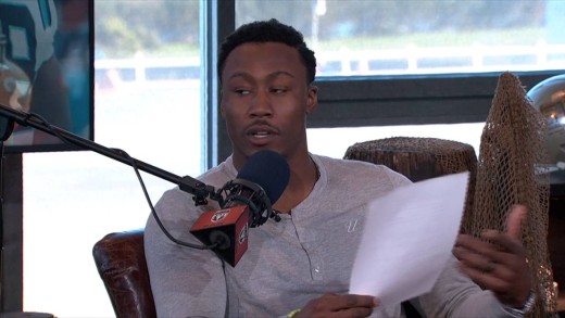 Brandon Marshall reads his negative draft reviews