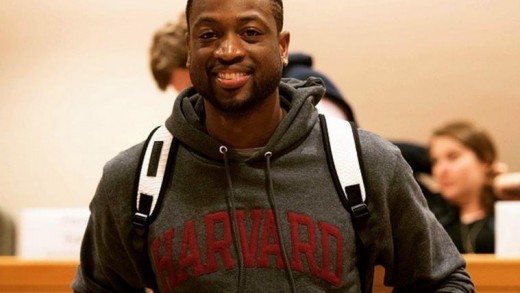 Dwyane Wade speaks to Harvard Business School students