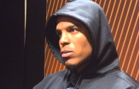 Cam Newton barely speaks in SB50 post game press conference