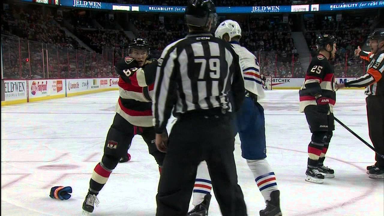 Darnell Nurse gets the knockout & cheers from his dad in the stands