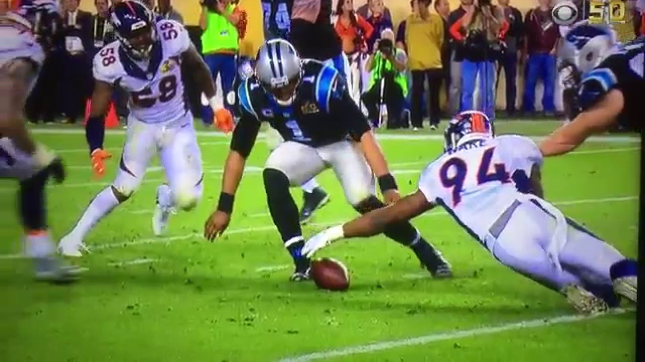 Did Cam Newton make a business decision not going for fumble?