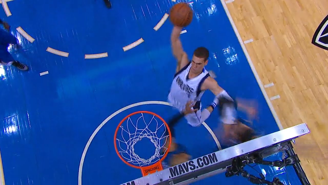 Dwight Powell throws down the massive slam on the Timberwolves