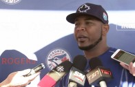 Edwin Encarnacion jokes about contract talks with the Blue Jays