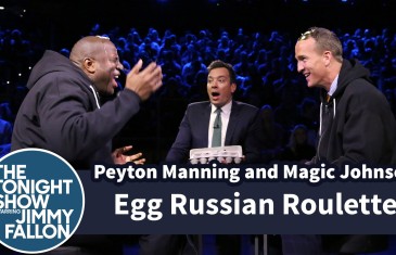 Egg Russian Roulette with Peyton Manning & Magic Johnson