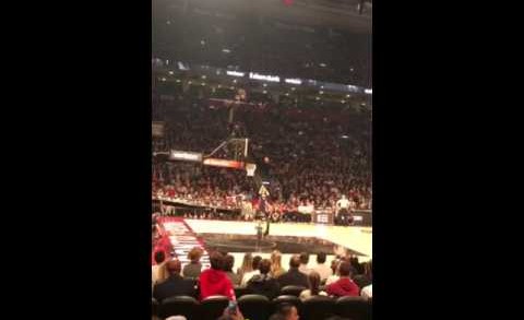 Fanatics View Exclusive: Zach LaVine dunk contest dunk from inside the Air Canada Center