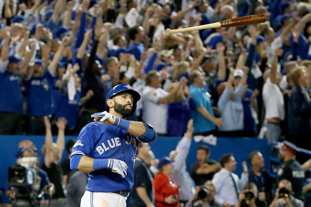 Jose Bautista hasn't paid for a meal in Toronto since bat flip