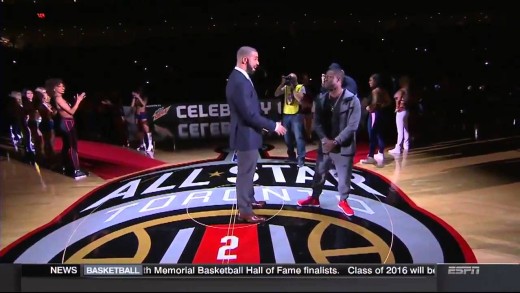 Kevin Hart snubs Drake’s handshake at the Celebrity All Star game