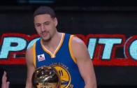 Klay Thompson wins the 3-point competition