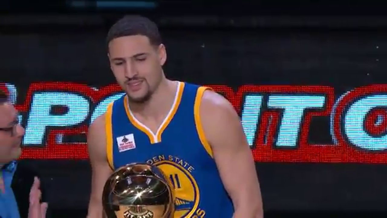 Klay Thompson wins the 3-point competition