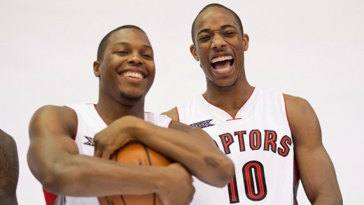 DeMar DeRozan video bombs Kyle Lowry