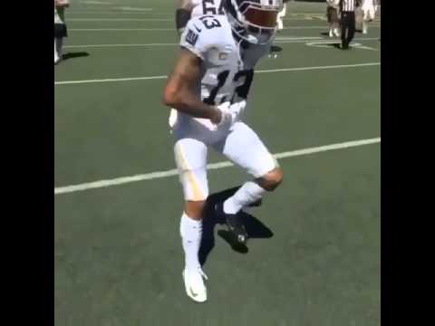 Odell Beckham dancing to Marvin Gaye before the Pro Bowl