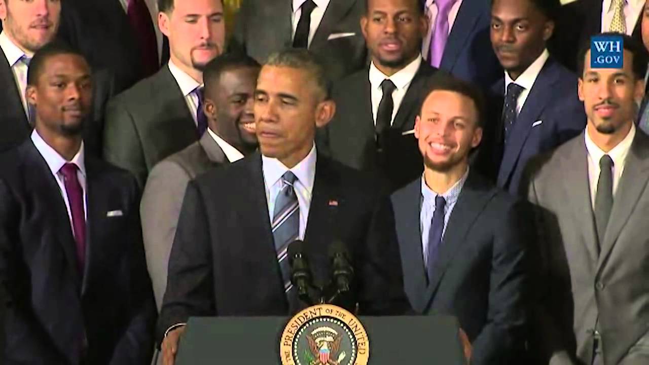 President Obama roasts the Golden State Warriors