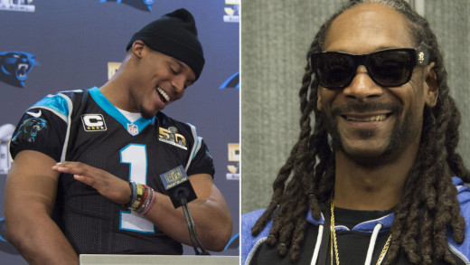 Cam Newton hits the dab for Snoop Dogg!