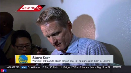 Steve Kerr fires back jabs at people criticizing Steph Curry