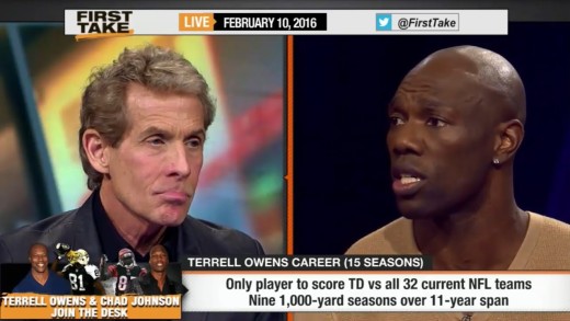 Terrell Owens & Skip Bayless sound off on each other on ESPN First Take