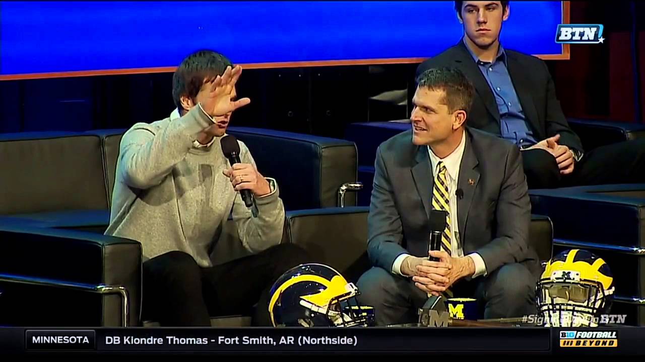 Tom Brady speaks at Michigan's 