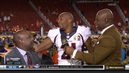 When You Too Lit To Walk: Aqib Talib falls on the set of NFL Network