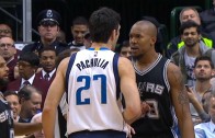 Zaza Pachulia & David West get into face to face altercation