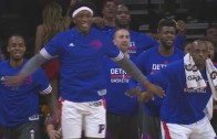 Andre Drummond tips in game winner for the Pistons