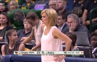 Baylor women’s coach throws jacket in a fit of a rage