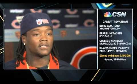 Bears LB Danny Trevethan says John Fox lured him to Chicago