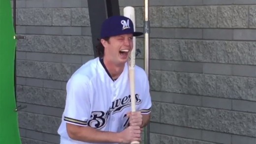 Brewers’ Brett Phillips gets clowned on for his laugh by his teammates