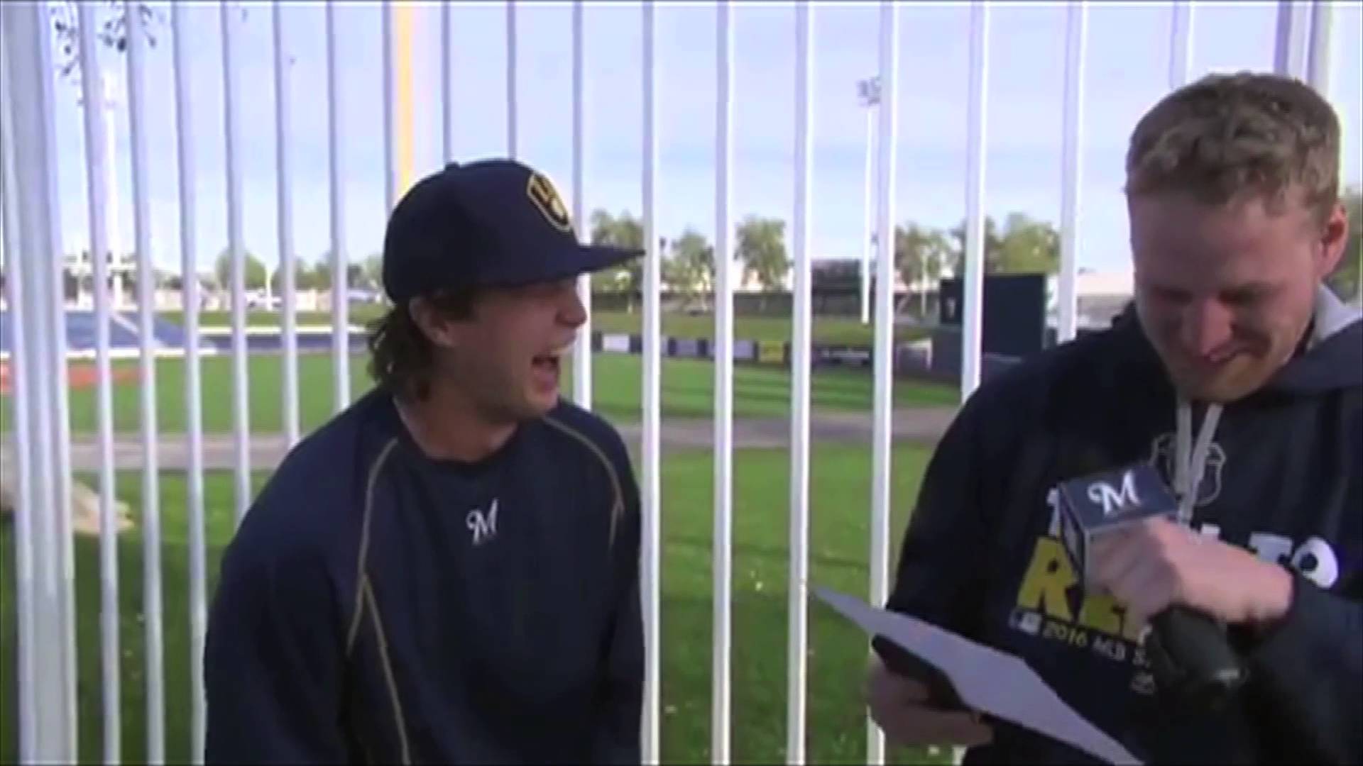 Brewers' Brett Phillips has the funniest laugh we've ever heard
