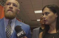 Conor McGregor backstage interview after loss at UFC 196