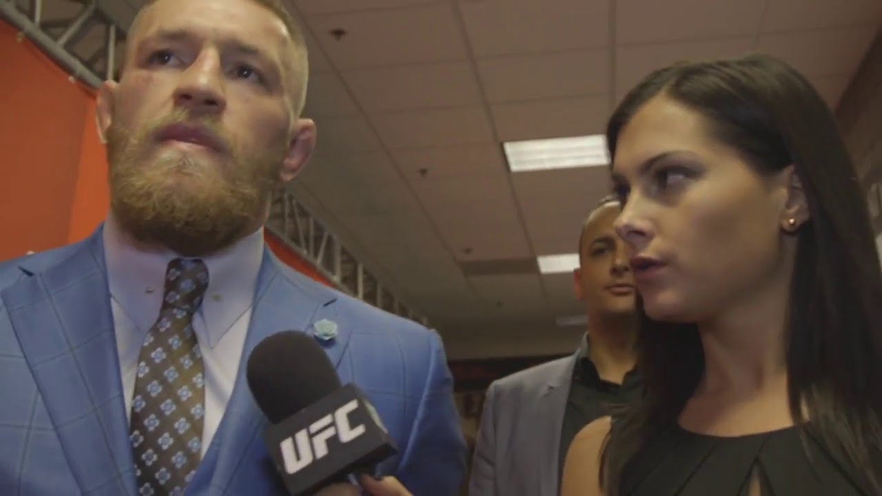Conor McGregor backstage interview after loss at UFC 196
