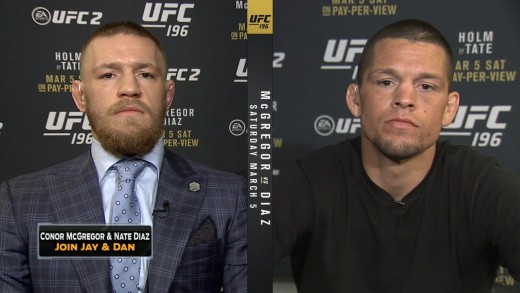 Conor McGregor & Nate Diaz go off on Fox Sports Live