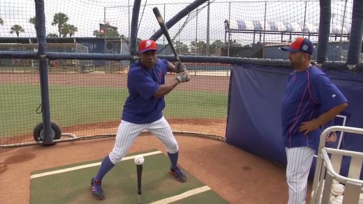 Curtis Granderson speaks on how to hit off a tee properly