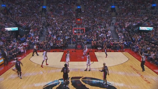 Damian Lillard hits half court shot