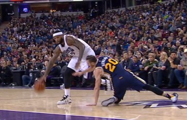 DeMarcus Cousins breaks Gordon Hayward’s ankles