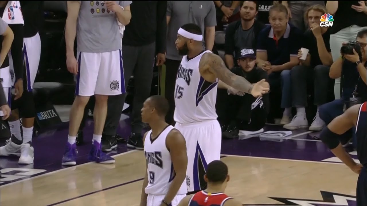 DeMarcus Cousins & Rajon Rondo both got T'd up at the same time