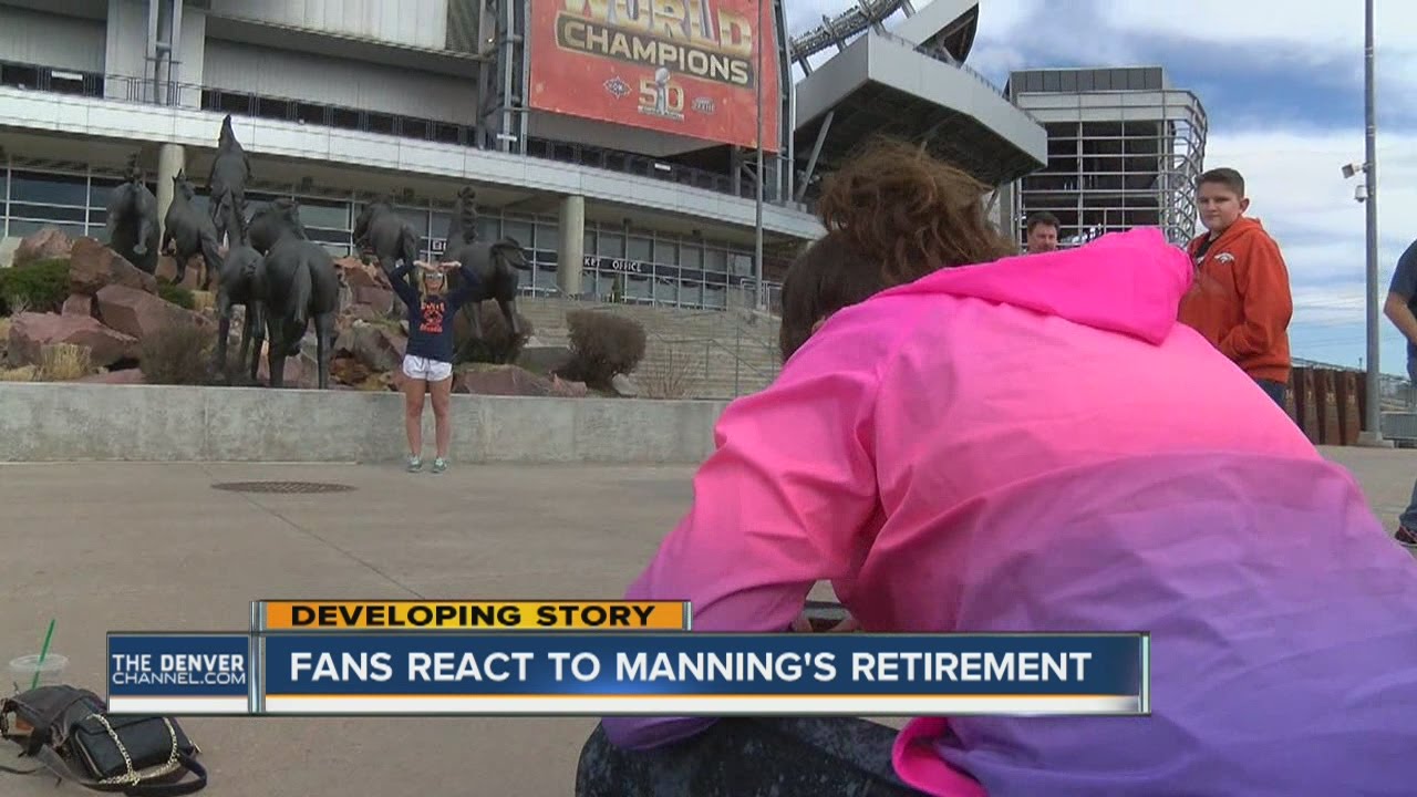 Denver fans react to Peyton Manning's retirement