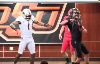 Dez Bryant surprises Oklahoma State football in new uniforms