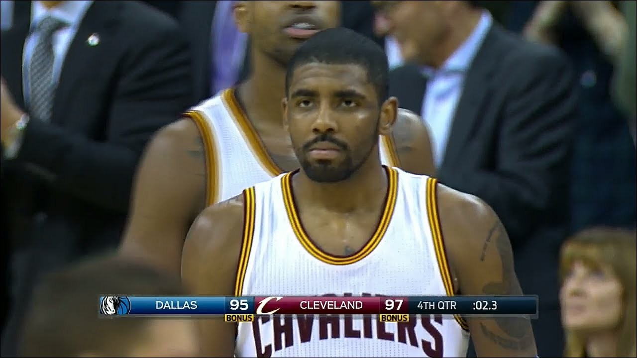 Did Kyrie Irving foul Dirk Nowitzki on this play?