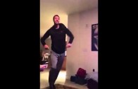 Frank Kaminsky flips out after watching Wisconsin beat Xaiver