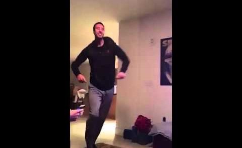 Frank Kaminsky flips out after watching Wisconsin beat Xaiver