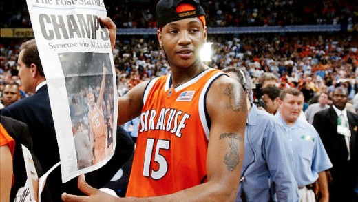 Carmelo Anthony fired up over Syracuse advancing to Final Four